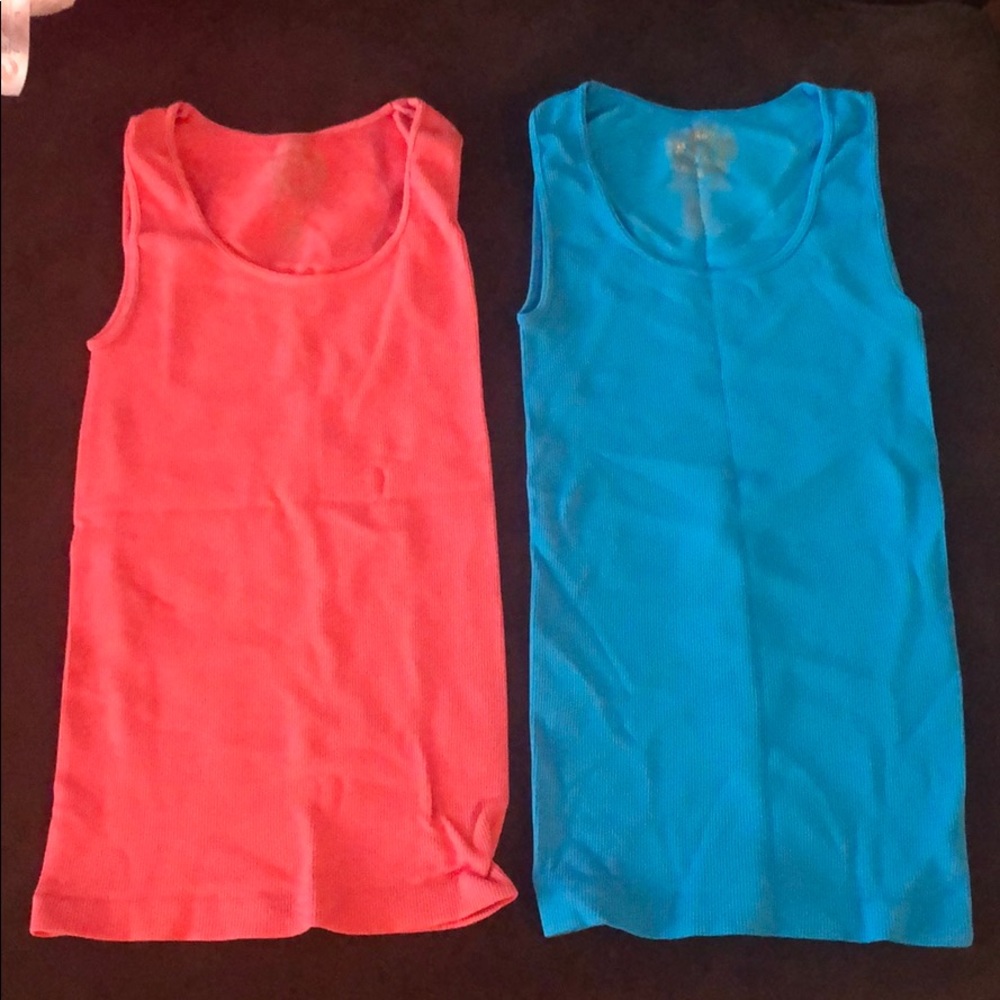Tight ribbed tank tops